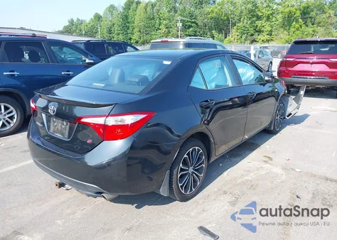 2014 Toyota Corolla S z USA, uszkodzony, nr VIN 2T1BURHE3EC136721
